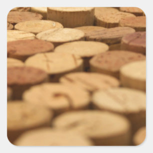 Sticker Carré Vins Corks