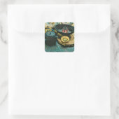 Sticker Carré Vintage cadeau sushi (Sac)