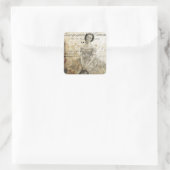 Sticker Carré Vintage française (Sac)