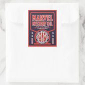 Sticker Carré Vintage Huile (Sac)