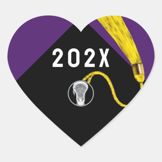 Sticker Carré violet de l'équipe de crosse 2025 (Devant)