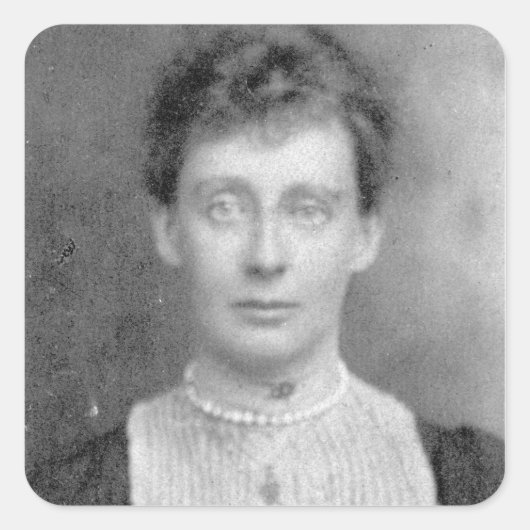 Sticker Carré Violet Dickinson (Devant)