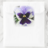 Sticker Carré violet profond sur blanc (Sac)