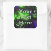 Sticker Carré Violet verdoyant (Sac)