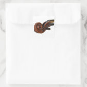 Sticker Carré Violin Scroll (Sac)