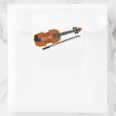 Sticker Carré Violon (Sac)