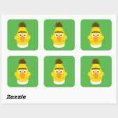 Sticker Carré Visage de Bert (Feuille)