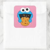 Sticker Carré Visage du cookie (Sac)