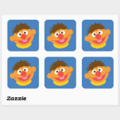 Sticker Carré Visage Ernie (Feuille)