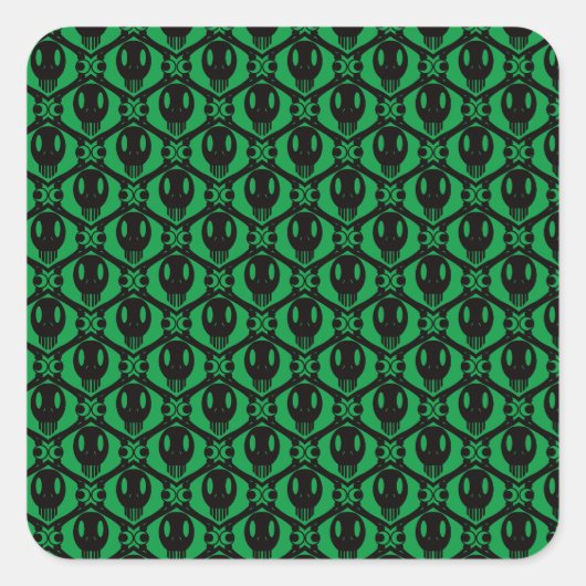 Sticker Carré Visages morbides (Devant)