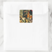 Sticker Carré Visions d'Ignace par Peter Paul Rubens (Sac)