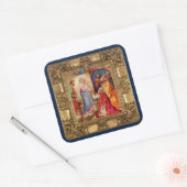 Sticker Carré Visite de l'Autocollant pour hommes sages (Enveloppe)