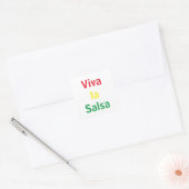 Sticker Carré viva la salsa (Enveloppe)