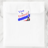 Sticker Carré Vive la France! (Sac)