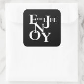 Sticker Carré Vivre (Sac)