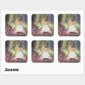 Sticker Carré Voie de caisson vintage Gypsy Fortune (Feuille)