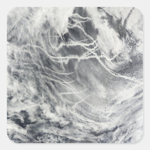 Sticker Carré Voie maritime dans l'océan Pacifique