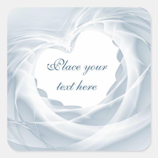 Sticker Carré Voile de naissance (Devant)