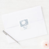 Sticker Carré Voile de naissance (Enveloppe)
