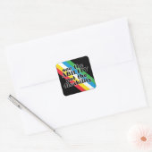 Sticker Carré Voir Ability Disability Pride Inspirational (Enveloppe)