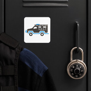 Sticker Carré Voiture SWAT