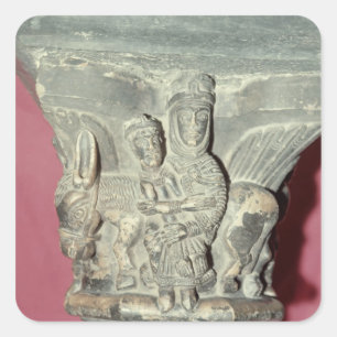 Sticker Carré Vol dans la capitale de l'Egypte