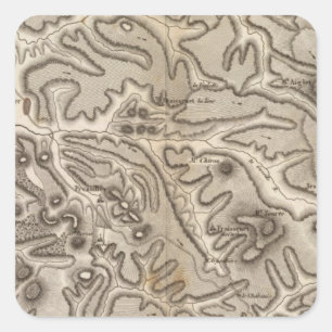 Sticker Carré Volcans Haute la Loire