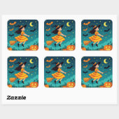 Sticker Carré Voler dans Halloween (Feuille)