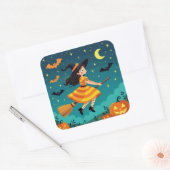 Sticker Carré Voler dans Halloween (Enveloppe)