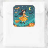 Sticker Carré Voler dans Halloween (Sac)