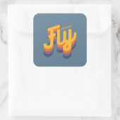 Sticker Carré Voler pour toujours (Sac)