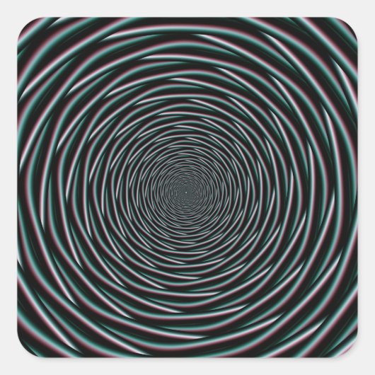 Sticker Carré Vortex du pool (Devant)