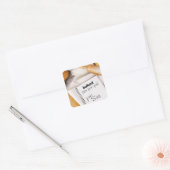 Sticker Carré Vos créations de cuisine (autocollant de cuisson s (Enveloppe)