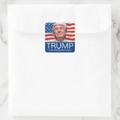 Sticker Carré VOTE Trump pour le président 2024 (Sac)
