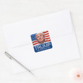 Sticker Carré VOTE Trump pour le président 2024 (Enveloppe)
