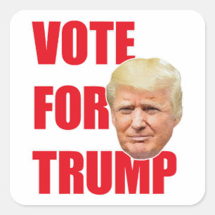 Sticker Carré Voter pour Trump