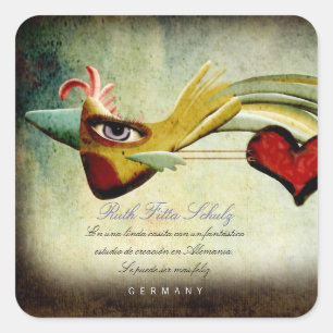 Sticker Carré Votre chevalet d'adresses de gourmets Extraordinai