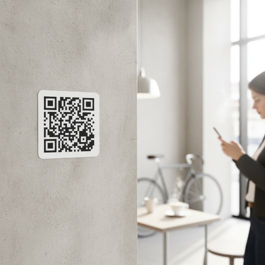 Sticker Carré Votre code QR
