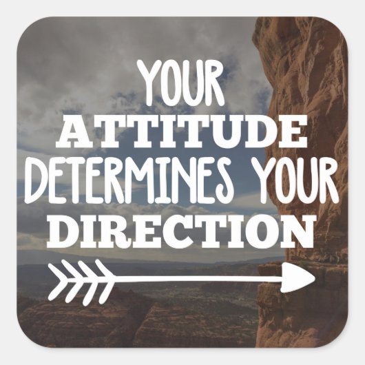 Sticker Carré Votre devis de direction (Devant)