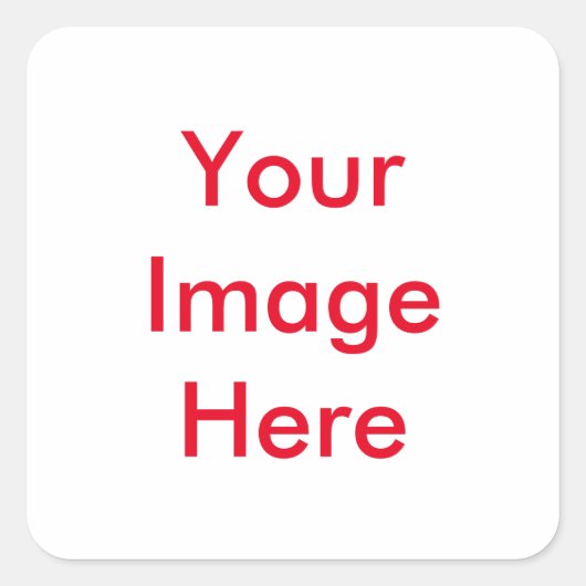 Sticker Carré Votre image personnalisée (Devant)