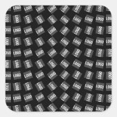 Sticker Carré Votre logo | Logo, Motif de conception ou d'image  (Devant)
