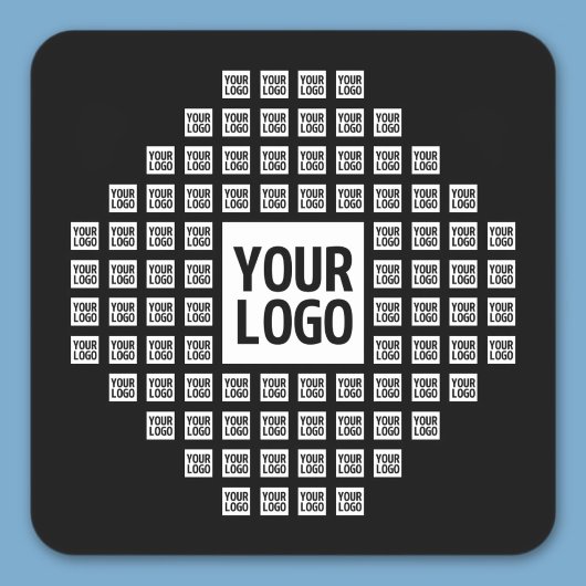 Sticker Carré Votre logo ou image | Motif moderne unique