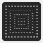 Sticker Carré Votre logo ou n'importe quelle conception/image |  (Devant)