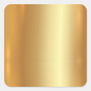 Sticker Carré Votre Modèle Personnalisé Glamour Faux Gold Blu