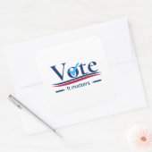Sticker Carré Votre vote compte (Enveloppe)