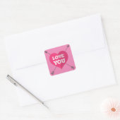 Sticker Carré Vous aimez (Enveloppe)