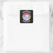 Sticker Carré Vous avez des questions axolotales (Sac)