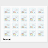 Sticker Carré Vous êtes embauché ! (Feuille)
