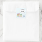 Sticker Carré Vous êtes embauché ! (Sac)