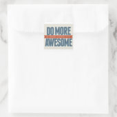 Sticker Carré Vous êtes génial ! (Sac)